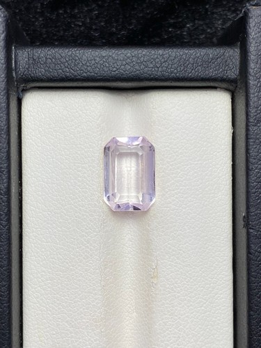 Kuncita rosa natural de 4,40 quilates - corte esmeralda - piedra preciosa suelta brillante limpia para los ojos - Imagen 1 de 6