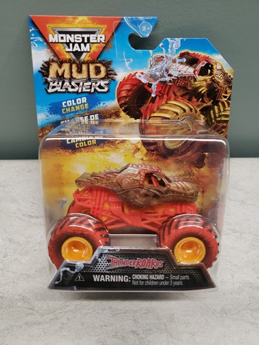 Juego de 4 2025 Hot Wheels Monster Jam MUD BLASTERS GRAVE DIGGER, BLUE THUNDER - Imagen 11 de 15