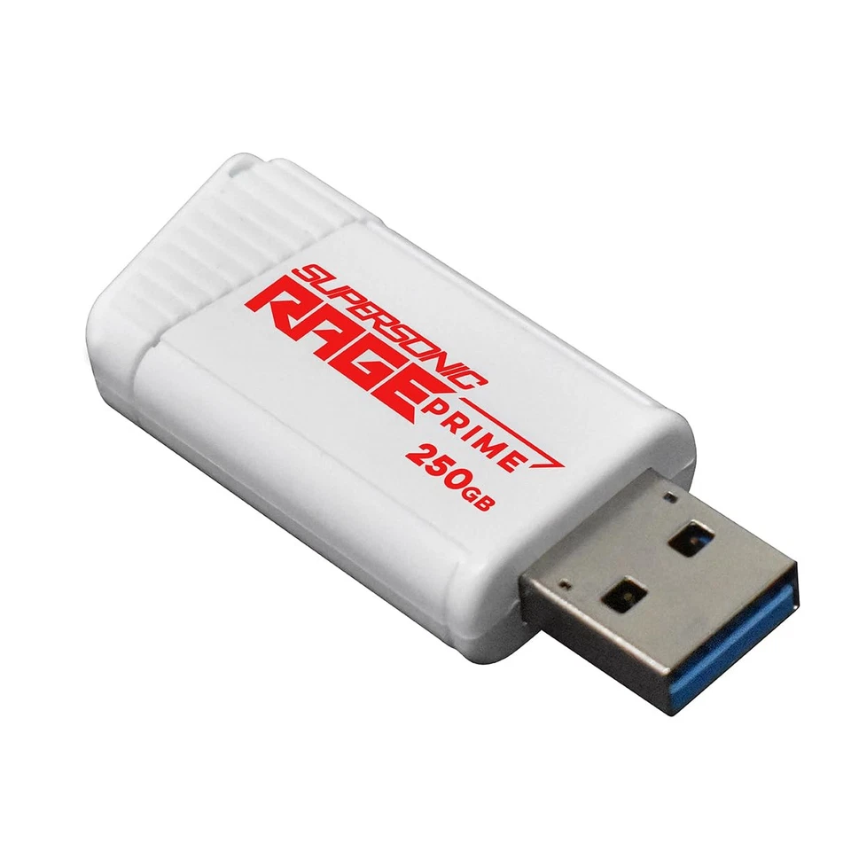 Patriot Supersonic Rage Prime USB 3.2 Gen 2 Flash Drive - 250GB - PEF250GRPMW32U - Image 4 of 4