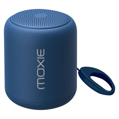 Moxie, Tragbarer Bluetooth-Lautsprecher wasserdicht 12 Std. Akkulaufzeit, Blau