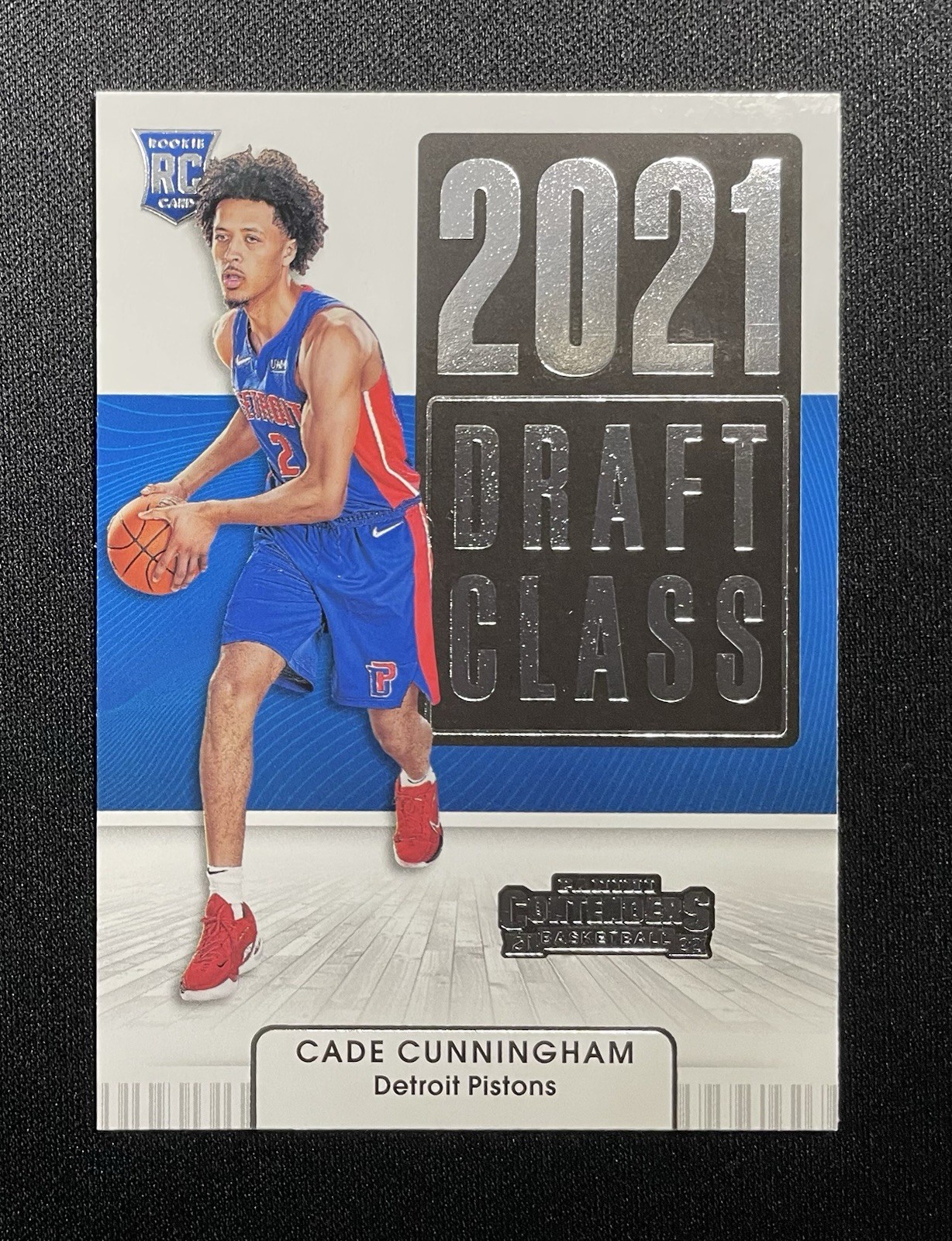 2021-22 Panini Contenders 2021 Draft Class Cade Cunningham RC Pistons Rookie