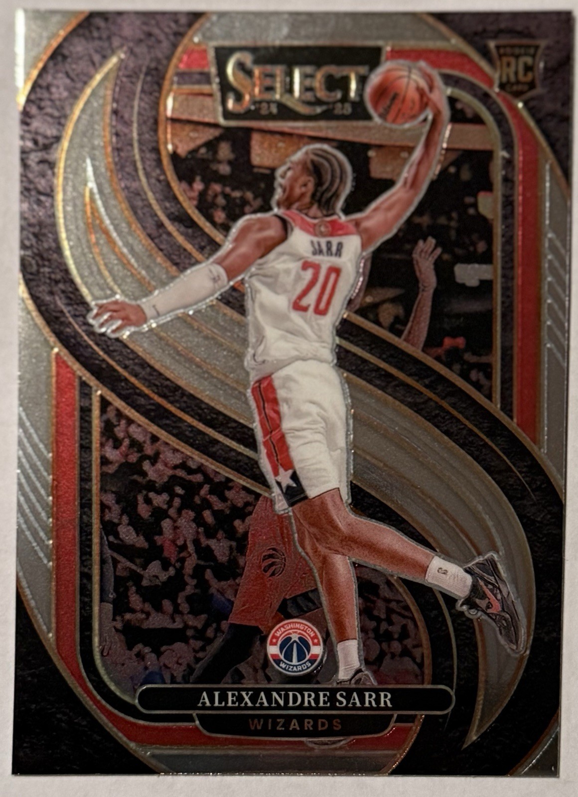 2024-25 Panini Select - Premier Level Alexandre Sarr #185 Silver Prizm (RC)
