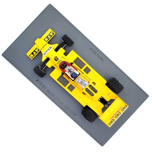 1979 Hans Stuck ATS D2 South Africa GP 1/43 Spark Models - Picture 3 of 3