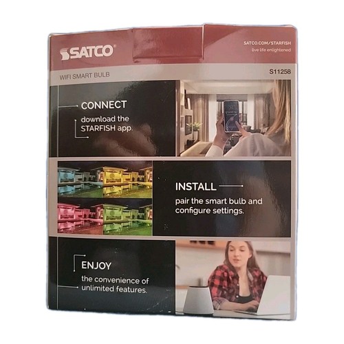 SATCO S11258 90w Smart MultiColor PAR38 LED Light Bulb 1200 Lumens (2 PACK) - Picture 4 of 6