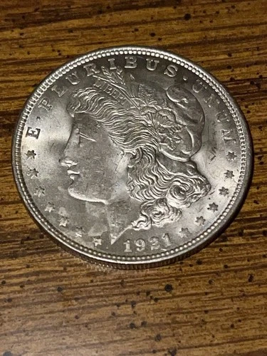 1921 Morgan Silver Dollar $1 Coin 0.9 Fineness Silver Uncertified Collectible