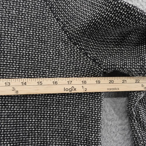 White + Warren Bouclé Strick Pullover Kleid Large schwarz grau Damen kuschelige Tasche - Bild 6 von 12