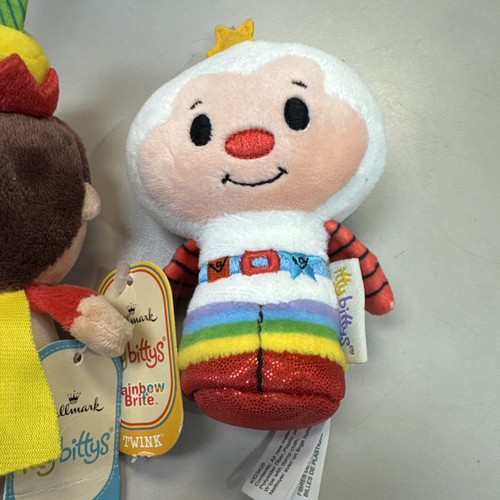 2 Hallmark Itty Bittys Plush Birthday Hero & Rainbow Brite NOS - Picture 4 of 5
