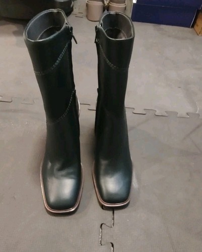 NWOB/T Franco Sarto women's Size 6.5 green mid calf boots - Picture 3 of 8