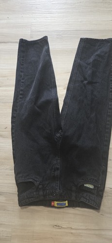Empyre Herren Jeans Größe 25 Ultra Loose Fit Shmutz Black Wash Skate Baggie - Bild 3 von 9