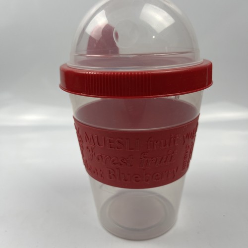 Tazza Yogurt Pentole e Cucchiaio Colazione Pernottamento Avena Cereali Contenitore Alimenti 600ml - Foto 6 di 13