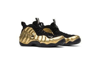 gold foamposites kids