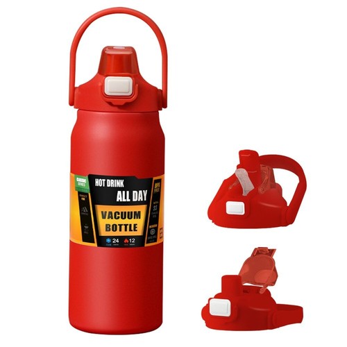 Thermal Insulated Water Bottle Stainless Steel Thermos Cold Vacuum 0.8/1/1.5L UK - Picture 9 of 18