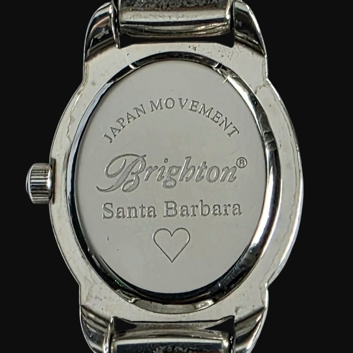Brighton Santa Barbara Silver Watch with Brown Leather Strap Brighton Santa Barbara Watch Women 22mm | Mercari main image 4