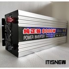 8000W Pure Sine Wave Power Inverter Dual Digital Screens for solar Power System