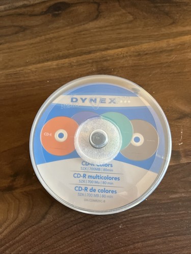 DYNEX CD-R 25 PACK 52X RECORDING SPEED 80min RECORDING UNOPENED - Picture 1 of 5