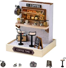 Flever Dollhouse Miniature DIY House Kit Creative Room with Furniture for Romant