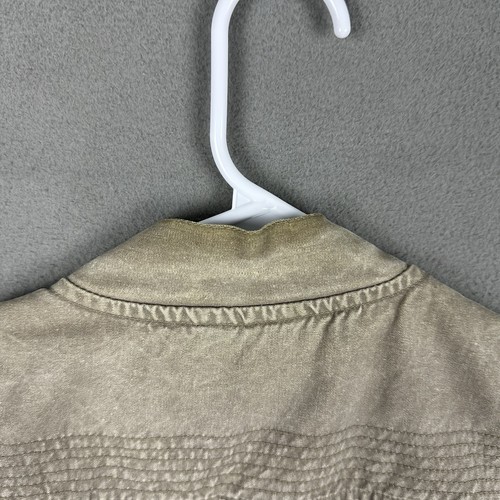 Vintage Orvis Safari Vest Mens Medium Beige Canvas Fishing Hunting Pockets FAIR - Picture 19 of 20