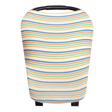 Baby Car Seat Cover Canopy and Nursing Cover Multi-Use Stretchy 5 in 1 Gift Retr