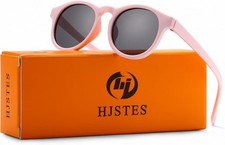 HJSTES Polarized Baby Sunglasses - Age 0-3 Rose Pink