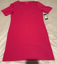 Tommy Hilfiger Women's Pink Dress Size M New With Tags