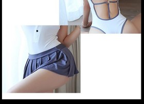 Sexy Lingerie Babydoll Sailor Suit Jumpsuit Adult Role Play Outfit Maid Cosplay