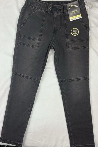 Art Class Girls Super Skinny Black Jeans Sz 6 Stretch Drawstring Waist Easy On