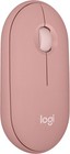 Logitech Pebble Mouse 2 M350s Slim Bluetooth Wireless Mouse, Portable, Rose 