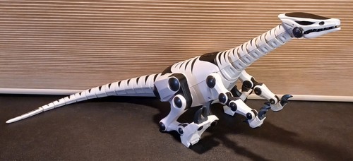 WowWee Roboraptor RC Dinosaur 28" White/Black Interactive Toy w/Remote ~ Tested - Picture 5 of 23