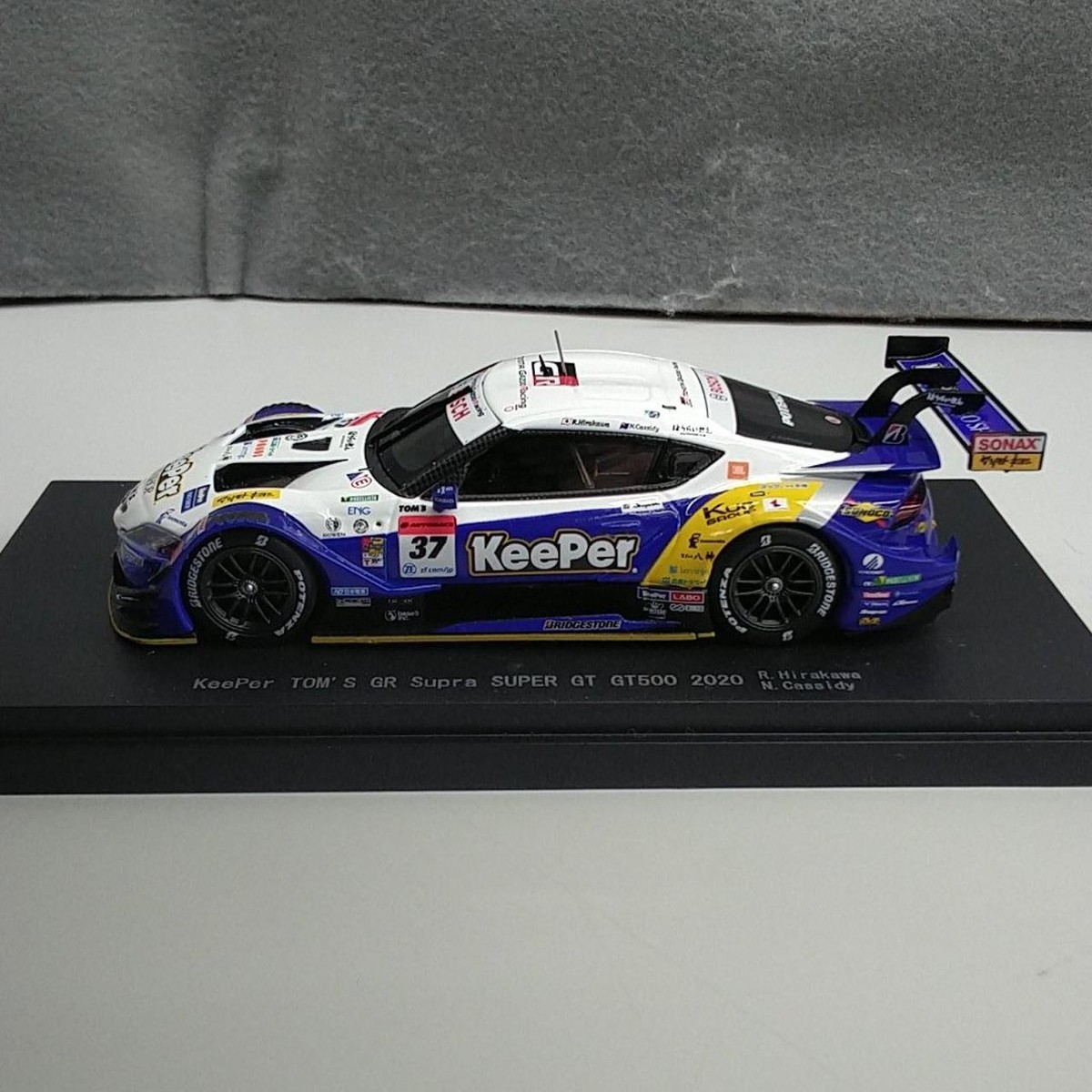 自動車 EBBRO SUPER GT 2020 KeePer TOMS GR Supra 1/43 Spark KeePer TOM'S GR Supra No.37 TGR TEAM KeePer TOM'S