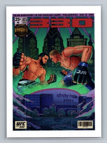 2026 Topps Now UFC 330 Islam Makhachev Ian Machado Garry UFC330 Artist Poster SP - product listing photo