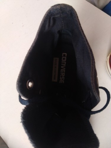 Converse All Star High Top Black Hidden Wedge Sneaker Heels Womens UK Size 7 - Picture 12 of 17