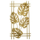  Chinesische Metallblatt-Wanddekoration, moderne Ginkgo-Blatt-Wandkunst,