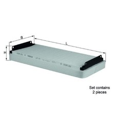 Innenraumfilter Pollenfilter für Mercedes S-Klasse C215 W220 W221 | 739746