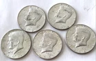 (B) 1966-69 Dated Kennedy Half Dollars $2.50 Face Value 40% Silver Coins