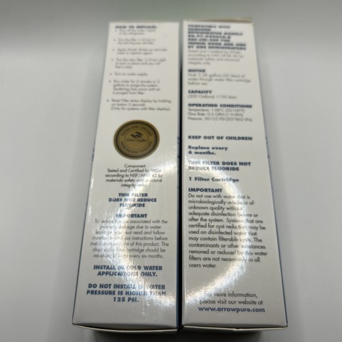 2 Samsung Refrigerator Water Filter DA29-00020B Model APF-0300 Opened Box - Picture 2 of 3