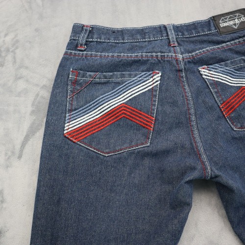 Diamon Stash Jeans Pantalone Uomo 32x30 Blu Denim Casual Outdoor Preppy Lavaggio Scuro - Foto 13 di 15
