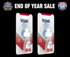 Visine Redness Relief Irritation Eye Drops Advanced Lubricant 2packs, 0.28 fl oz