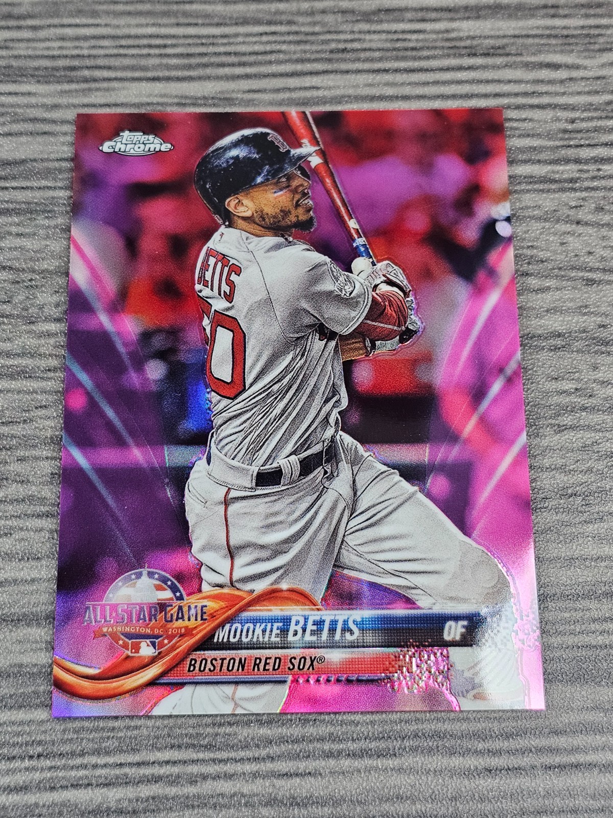 2018 Topps Chrome Update - All-Star Mookie Betts #HMT68 Pink Refractor