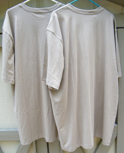 2 NWT Tan Loose Fit Heavyweight CARHARTT Pocket T-Shirts K87-M Size XL Tall - Picture 7 of 7