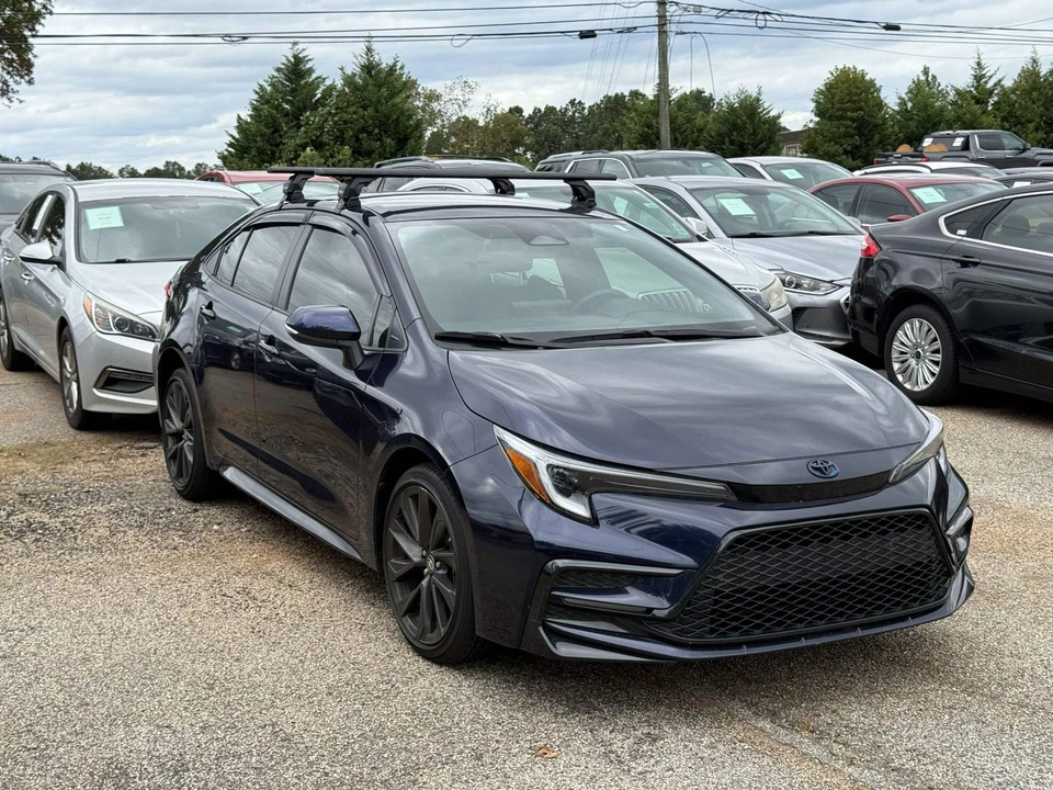 Barras transversales de techo para Toyota Corolla Sedán Gen12 (2018-2025) techo normal, Bla Foto 4 de 4