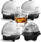Round Ice Cube Mold Set of 4, 2.5" Sphere