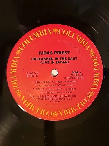 Judas Priest - Unleashed In The East LP Vinyl 1979 US 1st Press JC 36179 VG+ - Picture 6 of 9