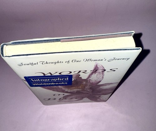 Words In Bloom By Juanita Pittman Brown 2005 VGC ~ Signed - Imagen 4 de 10