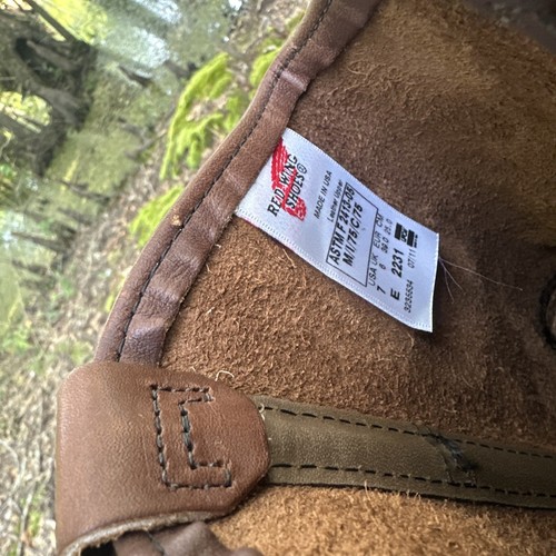 Red Wing Pecos Herren Sicherheit Zehen Schlupfstiefel P2231 Größe 7 E Hergestellt in den USA - Bild 7 von 15