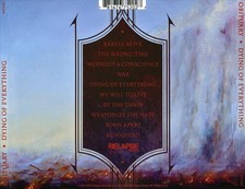OBITUARY DYING OF EVERYTHING NEW CD