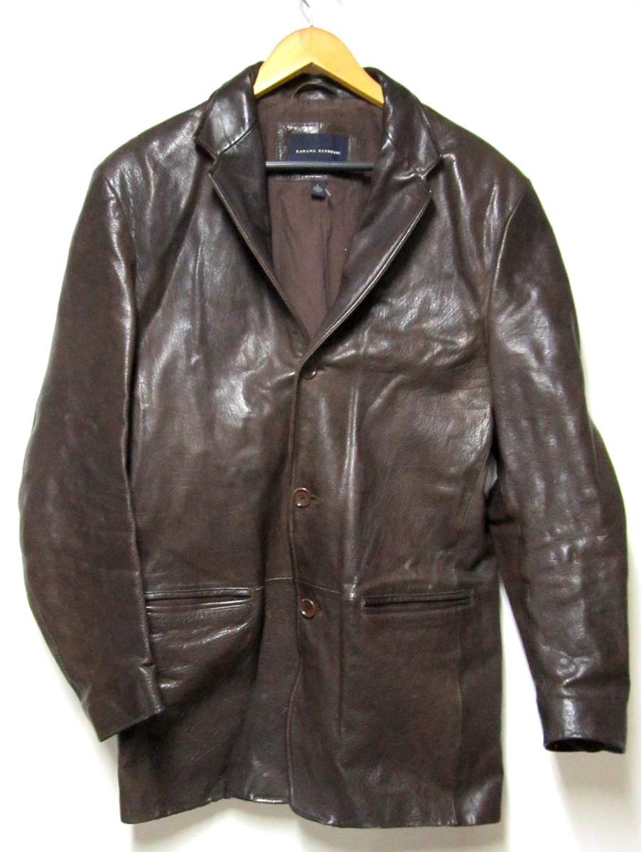 Banana Republic Leather Outer Shell Coats, Jackets & Vests Trench