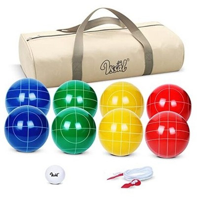 100mm Bocce Ball Set Regulation Size and Weight with Premium 100mm Multi Color