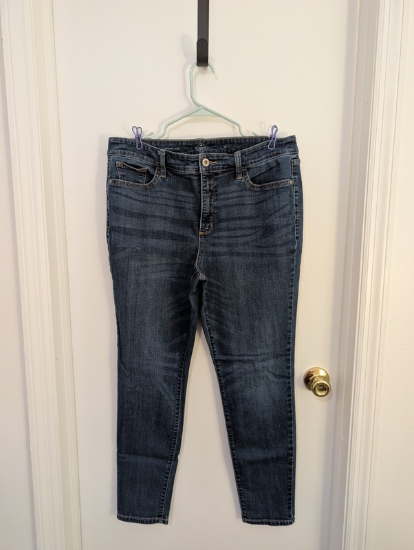 St John's Bay Women's Jeans Skinny Leg Size 16