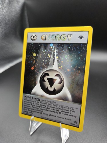Pokemon -Metal Energy - 19/111 Neo Genesis Holo- 1st Edition - LP (18) - Picture 3 of 7