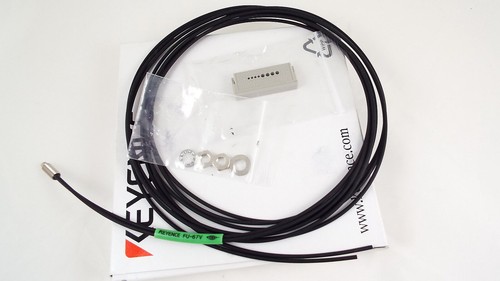 KEYENCE FU-67V Fiber Optic Sensor FU67V Fiber AMPLIFIER SENSOR CABLE US Free TAX - Picture 1 of 7